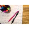 imageZebra Pen ZGrip Retractable Ballpoint Pen Fine Point 07mm Black Ink 12PackBlack A