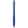imageZebra Pen ZGrip Retractable Ballpoint Pen Fine Point 07mm Black Ink 12PackBlackBlue A