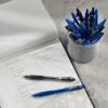 imageZebra Pen ZGrip Retractable Ballpoint Pen Fine Point 07mm Black Ink 12PackBlackBlue A