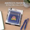 imageZebra Pen ZGrip Retractable Ballpoint Pen SmoothFlowing Assorted Fashion Colors 10mm Medium Point School Supplies Teacher Supplies and Office Supplies 18Pack 22208Blue C