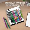imageZebra Pen ZGrip Retractable Ballpoint Pen SmoothFlowing Assorted Fashion Colors 10mm Medium Point School Supplies Teacher Supplies and Office Supplies 18Pack 22208Assorted Fashion B