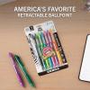imageZebra Pen ZGrip Retractable Ballpoint Pen SmoothFlowing Assorted Fashion Colors 10mm Medium Point School Supplies Teacher Supplies and Office Supplies 18Pack 22208Assorted Fashion A