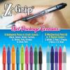 imageZebra Pen ZGrip Retractable Ballpoint Pen SmoothFlowing Assorted Fashion Colors 10mm Medium Point School Supplies Teacher Supplies and Office Supplies 18Pack 22208Pen Pencil Black A
