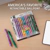 imageZebra Pen ZGrip Retractable Ballpoint Pen SmoothFlowing Assorted Fashion Colors 10mm Medium Point School Supplies Teacher Supplies and Office Supplies 18Pack 22208Assorted Fashion C