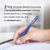 imageZebra Pen ZGrip Retractable Ballpoint Pen SmoothFlowing Assorted Fashion Colors 10mm Medium Point School Supplies Teacher Supplies and Office Supplies 18Pack 22208Blue D