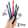 imageZebra Pen ZGrip Retractable Ballpoint Pen SmoothFlowing Assorted Fashion Colors 10mm Medium Point School Supplies Teacher Supplies and Office Supplies 18Pack 22208Blue B