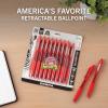 imageZebra Pen ZGrip Retractable Ballpoint Pen SmoothFlowing Assorted Fashion Colors 10mm Medium Point School Supplies Teacher Supplies and Office Supplies 18Pack 22208Red C
