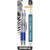 imageZebra Pen G301 Retractable Gel Pen 07mm Medium Point Stainless Steel Barrel Ideal for Office Supplies School Supplies ampamp Teacher Supplies Black Ink 12Pack 41310Blue A