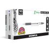 imageZebra Pen ZGrip Retractable Ballpoint Pen Fine Point 07mm Black Ink 12PackBlue C