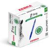 imageZebra Pen ZGrip Retractable Ballpoint Pen SmoothFlowing Assorted Fashion Colors 10mm Medium Point School Supplies Teacher Supplies and Office Supplies 18Pack 22208Blue G