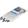 imageZebra Pen CLiCKART Retractable Felt Tip Pen Assorted Ink Colors 06mm Fine Point Moisture Absorbing to Prevent Drying Out School Supplies and Teacher Supplies 6Pack 69006Assorted Nightscape A