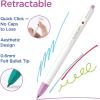 imageZebra Pen CLiCKART Retractable Felt Tip Pen Assorted Ink Colors 06mm Fine Point Moisture Absorbing to Prevent Drying Out School Supplies and Teacher Supplies 6Pack 69006Assorted Nightscape A