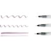 imageZebra Pen CLiCKART Retractable Felt Tip Pen Assorted Ink Colors 06mm Fine Point Moisture Absorbing to Prevent Drying Out School Supplies and Teacher Supplies 6Pack 69006Clear