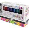 imageZebra Pen Doodlerz Gel Pens 60Pack 10mm Bold Point School ampamp Scrapbook Supplies Smooth Writing Ergonomic Grip Rainbow Colors Glitter Neon Metallic Pastel Translucent Barrel 41960