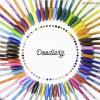 imageZebra Pen Doodlerz Gel Pens 60Pack 10mm Bold Point School ampamp Scrapbook Supplies Smooth Writing Ergonomic Grip Rainbow Colors Glitter Neon Metallic Pastel Translucent Barrel 41960