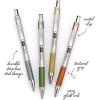 imageZebra Pen F301 Ballpoint Fine Point 07mm Stainless Steel Retractable Ballpoint 4Pack  EasyGlide Ink NonSlip Grip Metal Clip Refillable with FRefill Professional Design 27174Black Ink E