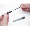 imageZebra Pen F301 Ballpoint Fine Point 07mm Stainless Steel Retractable Ballpoint 4Pack  EasyGlide Ink NonSlip Grip Metal Clip Refillable with FRefill Professional Design 27174Black G