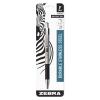 imageZebra Pen F301 Ballpoint Stainless Steel Retractable Pen Fine Point 07mm Black Ink 1Pack 27111