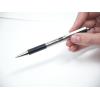 imageZebra Pen F301 Compact Retractable Ballpoint Pen Stainless Steel Barrel Fine Point 07mm Black Ink 2PackBlack