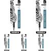imageZebra Pen F301 Retractable Ballpoint Pen Stainless Steel Barrel Bold Point 16mm Black Ink 12PackBlack