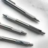 imageZebra Pen F701 Retractable Ballpoint Pen 08mm Fine Point Stainless Steel Barrel Ideal for Office Supplies School Supplies ampamp Teacher Supplies Black Ink 4Pack Plus 2 Refills 50113Black A