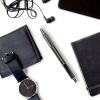 imageZebra Pen F701 Retractable Ballpoint Pen 08mm Fine Point Stainless Steel Barrel Ideal for Office Supplies School Supplies ampamp Teacher Supplies Black Ink 4Pack Plus 2 Refills 50113Black B