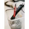 imageZebra Pen G350  M350 Writing Set 2Pack Black Ink ampamp Pencil Lead 07mm Medium Point Red Premium Metal Barrel Gel Pen and Mechanical Pencil Combo Sleek Matching Design 11132