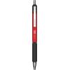imageZebra Pen G350 Gel Pens 2Pack Black Ink 07mm Medium Point Crimson Red Premium Metal Barrel Rapid Dry Ink Textured Rubber Grip Secure Metal Clip Includes 2 Refills 40312Red Barrel