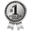imageZebra Pen G402 Gel Pens 2Pack Black Ink 05mm Fine Point Stainless Steel Barrel Comfortable Rubberized Grip Secure Metal Clip Shirt PocketFriendly 49212