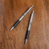 imageZebra Pen G402 Gel Pens 2Pack Black Ink 05mm Fine Point Stainless Steel Barrel Comfortable Rubberized Grip Secure Metal Clip Shirt PocketFriendly 49212