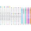 imageZebra Pen Journaling Set 14Pack Assorted Colors Includes 7 Mildliner Highlighters and 7 Sarasa Clip Gel Pens Ideal for Journals Planners and NoteTaking 10014Calligraphy and Journaling Set