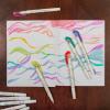 imageZebra Pen Mildliner DoubleEnded Brush Marker Brush and Fine Tip Pens Ideal for Bible Highlighting No Bleed Assorted Soft Colors 15Pack 79115Assorted C