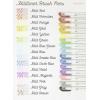 imageZebra Pen Mildliner DoubleEnded Brush Marker Brush and Fine Tip Pens Ideal for Bible Highlighting No Bleed Assorted Soft Colors 15Pack 79115Assorted D