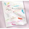 imageZebra Pen Mildliner DualTip Dot Stamp Marker WaterBased Pigment Ink Extra Fine Bullet ampamp Dot Stamp Tips Assorted Colors 10Pack 73310Assorted 15