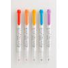 imageZebra Pen Mildliner DualTip Dot Stamp Marker WaterBased Pigment Ink Extra Fine Bullet ampamp Dot Stamp Tips Assorted Colors 10Pack 73310Assorted 5a
