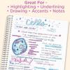 imageZebra Pen Mildliner DualTip Highlighters Chisel and Bullet Tips Ideal for Bible Highlighting No Bleed School Supplies and Teacher Supplies Assorted Neutral and Gentle Ink Colors 10Pack 78701Gentle B