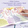 imageZebra Pen Mildliner DualTip Highlighters Chisel and Bullet Tips Ideal for Bible Highlighting No Bleed School Supplies and Teacher Supplies Assorted Neutral and Gentle Ink Colors 10Pack 78701Assorted E
