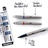 imageZebra Pen PM701 Permanent Marker Stainless Steel Barrel Fine Bullet Tip Black Ink Refillable 1Pack with Refill