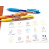 imageZebra Pen Sarasa Clip Retractable Gel Pen Medium Point 07mm Assorted Ink Colors 10Pack 40391