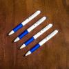 imageZebra Pen Sarasa Dry X1 Retractable Gel Pen Plastic Barrel with Protective Coating Medium Point 07mm Blue Ink 12PackBlue A