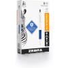 imageZebra Pen Sarasa Dry X1 Retractable Gel Pen Plastic Barrel with Protective Coating Medium Point 07mm Blue Ink 12PackBlue A