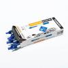 imageZebra Pen Sarasa Dry X1 Retractable Gel Pen Plastic Barrel with Protective Coating Medium Point 07mm Blue Ink 12PackBlue Ink
