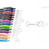 imageZebra Pen Sarasa Dry X20 Retractable Gel Pens 07mm Medium Point Black Ink with Rapid Dry Ink Technology Ideal for Office Supplies and School Supplies 5Pack 46855Fashion Assorted B