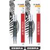 imageZebra Pen Sarasa Dry X20 Retractable Gel Pens Medium Point 07mm Assorted Vibrant Color Ink 10Count Rapid Dry Ink Convenient Clip 46881Black