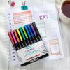imageZebra Pen Sarasa Fineliner Pens Needle Point Medium Point 08 mm Assorted Colors 10Pack 67101