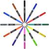 imageZebra Pen Sarasa Fineliner Pens Needle Point Medium Point 08 mm Assorted Colors 10Pack 67101