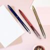 imageZebra Pen Sarasa Grand Retractable Gel Ink Pen Gold Barrel Medium Point 07mm Black Ink 45511 Pack of 1Black Ink Rose Gold Barrel
