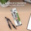 imageZebra Pen ZGrip Retractable Ballpoint Pen Medium Point 10mm Black Ink 2Count