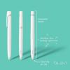 imageZebra Pen bLen Retractable Ballpoint Gel Pen  refills White Barrel Medium Point 07mm Blue Ink Pack of 16 Count TotalBlue B