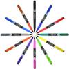 imageZebra Sarasa Fineliner Pen 08mm Black 12Count 66110Assorted C